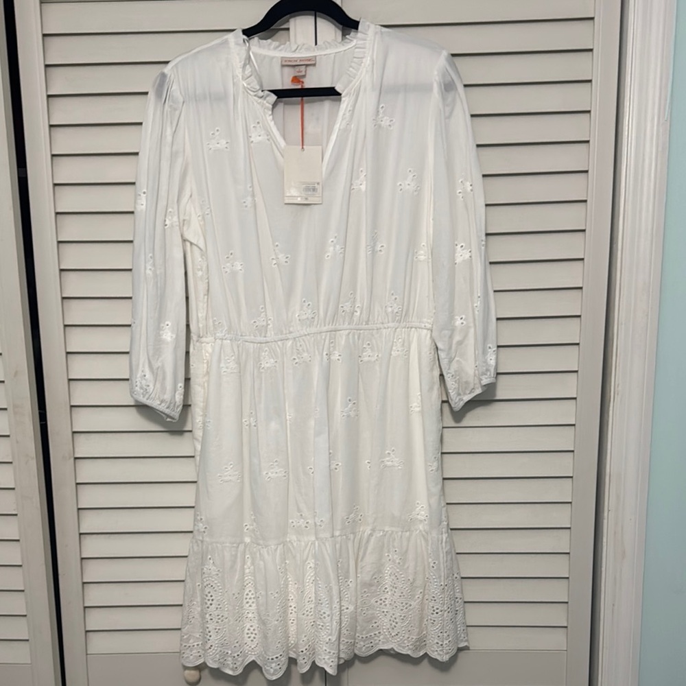 White Embroidered Dress - Knox Rose